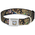 Load image into Gallery viewer, Catwoman Diamond Full Color Tans Seatbelt Buckle Collar - CATWOMAN-NINE LIVES OF A FELINE FATALE Pose2/Jewelry/Black Cat Tans
