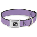 Dog Bone Seatbelt Buckle Collar - Lavender