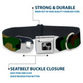 Load image into Gallery viewer, Dog Bone Seatbelt Buckle Collar - Camo Olive
