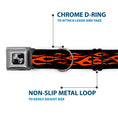 Load image into Gallery viewer, Dog Bone Seatbelt Buckle Collar - Flame Orange
