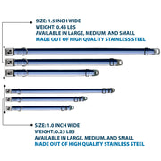 Dog Bone Seatbelt Buckle Collar - Spectrum Blue