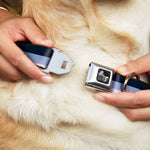 Dog Bone Seatbelt Buckle Collar - Spectrum Blue