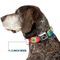 Load image into Gallery viewer, Dog Bone Seatbelt Buckle Collar - 70's Tie Dye
