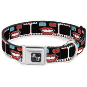 Dog Bone Seatbelt Buckle Collar - 3-D Filmstrip