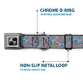 Load image into Gallery viewer, Dog Bone Seatbelt Buckle Collar - 3-D Glasses w/TV Noise
