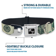 Dog Bone Seatbelt Buckle Collar - 100 Dollar Bill CLOSE-UP