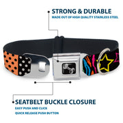 Dog Bone Seatbelt Buckle Collar - Animal Skins & Stripes 1