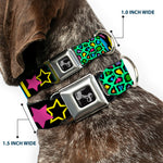 Dog Bone Seatbelt Buckle Collar - Animal Skins & Stripes 2