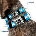 Load image into Gallery viewer, Dog Bone Seatbelt Buckle Collar - Argentina Flags

