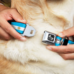 Dog Bone Seatbelt Buckle Collar - Argentina Flags