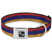 Dog Bone Seatbelt Buckle Collar - Armenia Flag Distressed