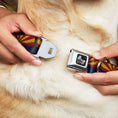 Load image into Gallery viewer, Dog Bone Seatbelt Buckle Collar - Arizona Flag Distressed Painting
