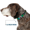 Load image into Gallery viewer, Dog Bone Seatbelt Buckle Collar - Aliens & UFO's Galaxy/Green/Black/White
