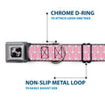 Load image into Gallery viewer, Dog Bone Seatbelt Buckle Collar - Anchor2 Monogram Baby Pink/Baby Blue/White
