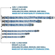 Dog Bone Seatbelt Buckle Collar - Bandana/Skulls Royal/White