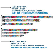 Dog Bone Seatbelt Buckle Collar - BD Tag