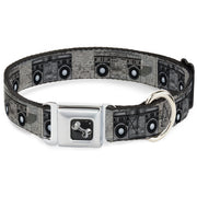 Dog Bone Seatbelt Buckle Collar - Boombox