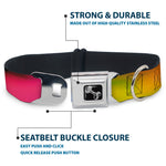 Dog Bone Seatbelt Buckle Collar - BD Psychedelic