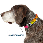 Dog Bone Seatbelt Buckle Collar - BD Psychedelic
