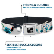 Dog Bone Seatbelt Buckle Collar - Beach Flip Flops