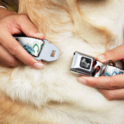 Dog Bone Seatbelt Buckle Collar - Beach Flip Flops