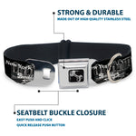 Dog Bone Seatbelt Buckle Collar - Brooklyn New York