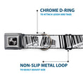 Load image into Gallery viewer, Dog Bone Seatbelt Buckle Collar - Barcode
