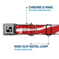 Load image into Gallery viewer, Dog Bone Seatbelt Buckle Collar - Bacon CLOSE-UP
