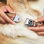 Dog Bone Seatbelt Buckle Collar - Bacon Stacked