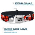 Load image into Gallery viewer, Dog Bone Seatbelt Buckle Collar - Bacon w/Text1
