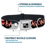 Dog Bone Seatbelt Buckle Collar - Bacon w/Text2