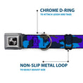 Load image into Gallery viewer, Dog Bone Seatbelt Buckle Collar - Camo Blue
