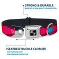 Load image into Gallery viewer, Dog Bone Seatbelt Buckle Collar - Candy Hearts
