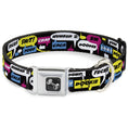 Load image into Gallery viewer, Buckle-Down Seatbelt Buckle Dog Collar - Crap Bubbles
