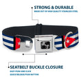 Load image into Gallery viewer, Dog Bone Seatbelt Buckle Collar - Cuba Flags
