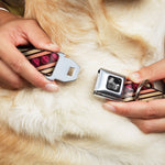 Dog Bone Seatbelt Buckle Collar - Cupcake Wallpaper