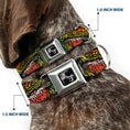 Load image into Gallery viewer, Dog Bone Seatbelt Buckle Collar - Death Before Dishonor Tan
