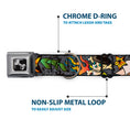 Load image into Gallery viewer, Dog Bone Seatbelt Buckle Collar - Death or Glory Gray
