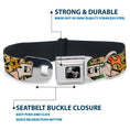 Load image into Gallery viewer, Dog Bone Seatbelt Buckle Collar - Death or Glory Tan
