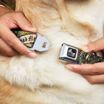 Dog Bone Seatbelt Buckle Collar - Dead Men Tell No Tales Tan