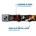 Load image into Gallery viewer, Dog Bone Seatbelt Buckle Collar - Dead Men Tell No Tales Black
