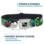 Dog Bone Seatbelt Buckle Collar - Decorated Tree