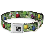 Dog Bone Seatbelt Buckle Collar - Decorated Tree