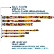 Dog Bone Seatbelt Buckle Collar - Dad & Dad Yellow