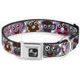 Load image into Gallery viewer, Dog Bone Seatbelt Buckle Collar - Donuts & Coffee Cartoon
