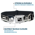 Load image into Gallery viewer, Dog Bone Seatbelt Buckle Collar - DC Cassette Tape
