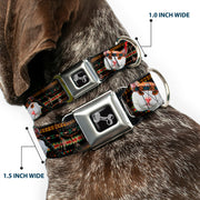 Dog Bone Seatbelt Buckle Collar - Dream Catcher Cats