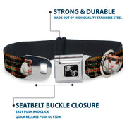 Dog Bone Seatbelt Buckle Collar - Dream Catcher Cats