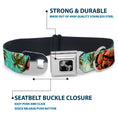 Load image into Gallery viewer, Dog Bone Seatbelt Buckle Collar - Dachshund in Shades w/Palm Trees
