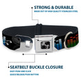 Load image into Gallery viewer, Dog Bone Seatbelt Buckle Collar - Equalizer
